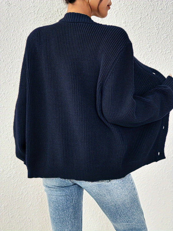 Autonomous Solid Knit Cardigan – Stylish and Warm for Spring and Autumn