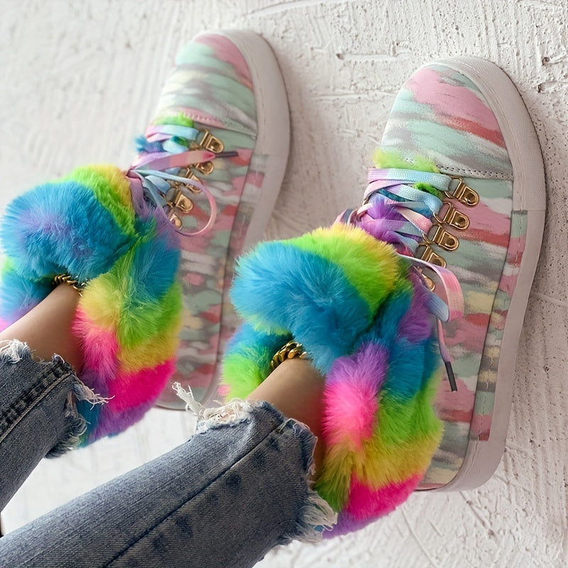 Isabelle Fluffy Boots - For Winter Warmth and Comfort