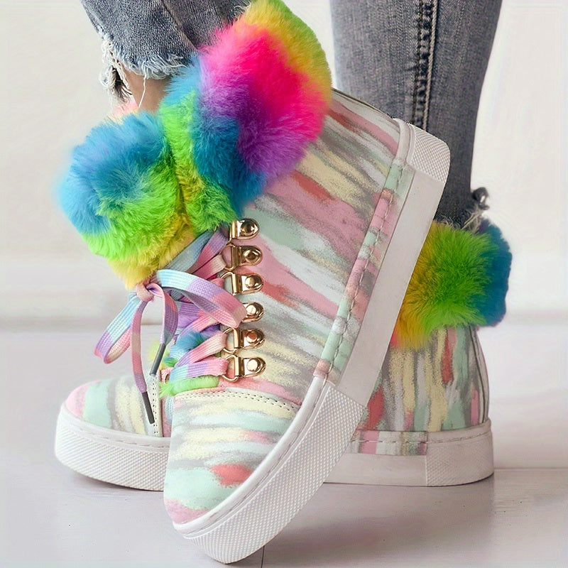 Isabelle Fluffy Boots - For Winter Warmth and Comfort