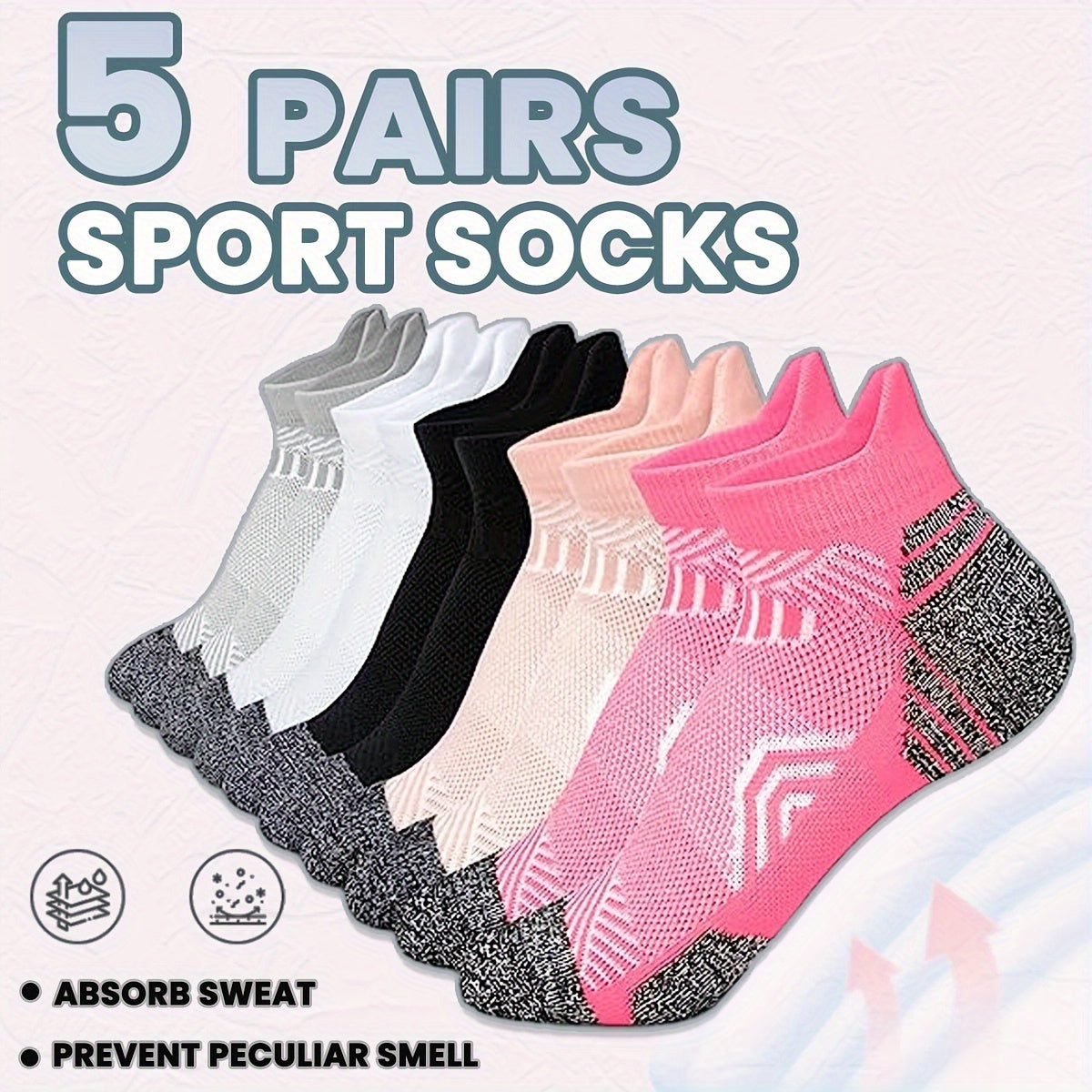 Ladies Compression Sports Socks – Breathable and Comfortable for Activities and Daily Use