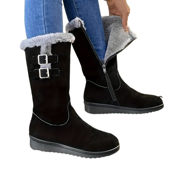Fuzzy Boots for Women - Warm and Stylish for Cold Days
