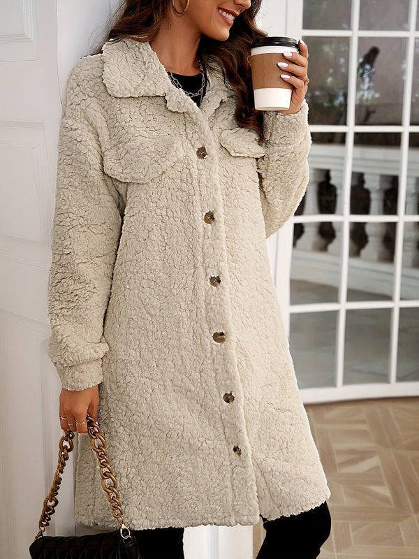 Luna Teddy Coat - Warm and Stylish for Women in Winter