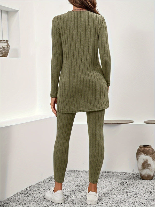 Mila Ribbed Jumpsuit - Comfortable and Stylish