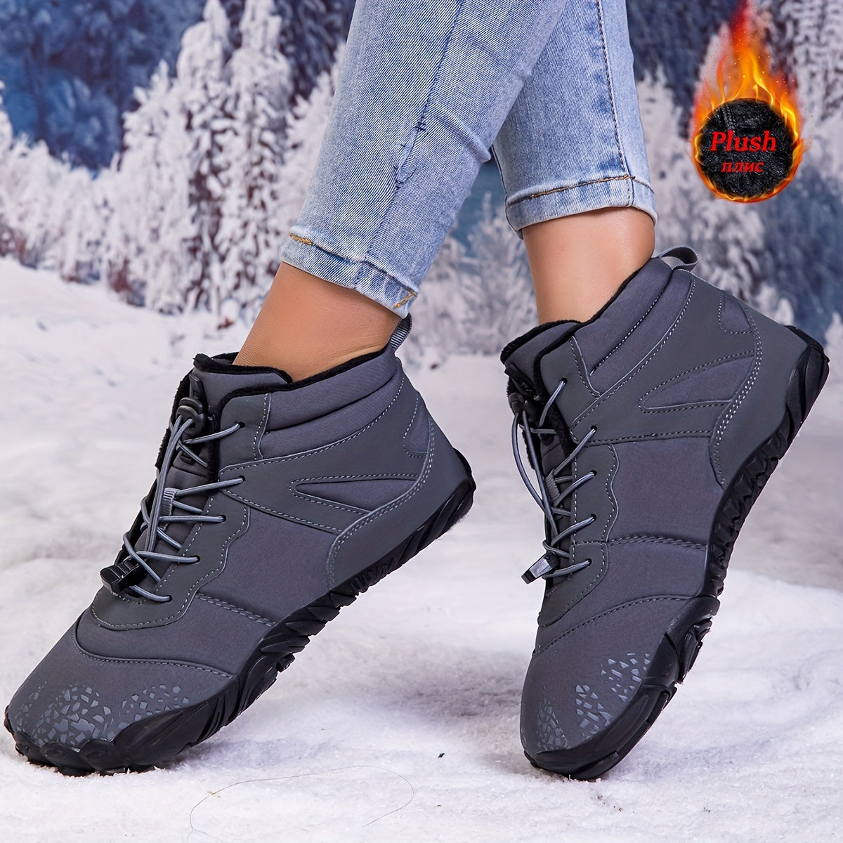 Mira Functional Women's Winter Boots - For Warmth and Stability in the Snow