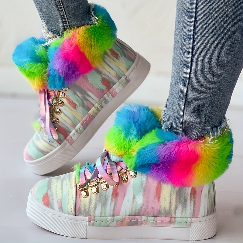 Isabelle Fluffy Boots - For Winter Warmth and Comfort