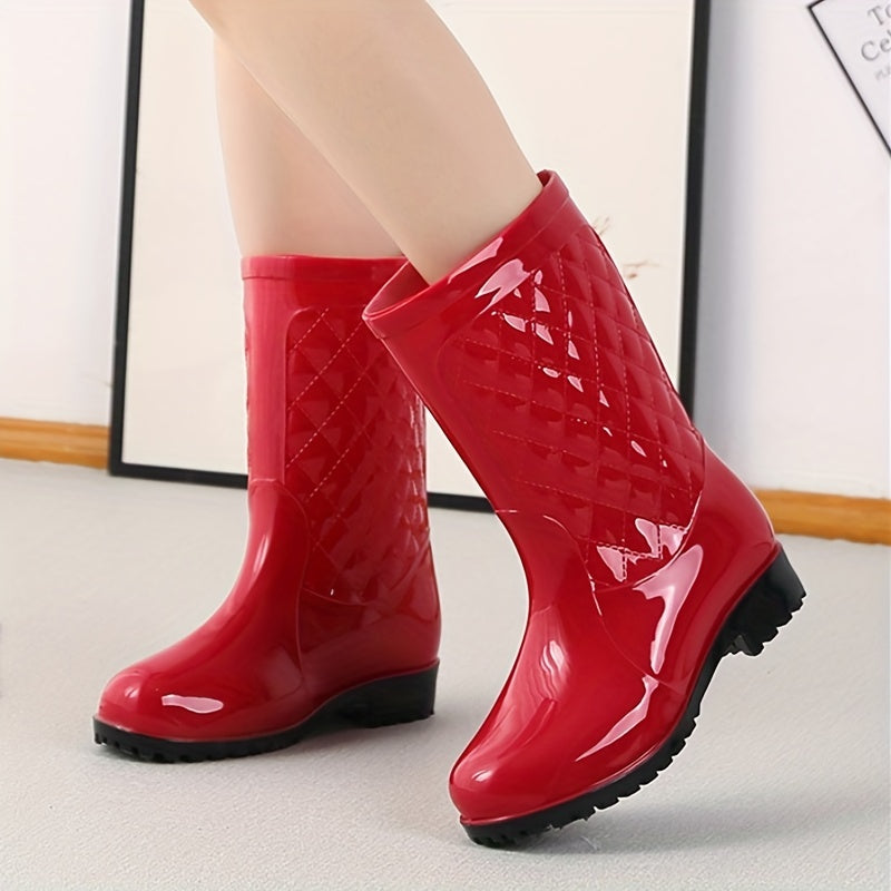 Scarlet Ladies Rain Boots - Stylish Waterproof Protection