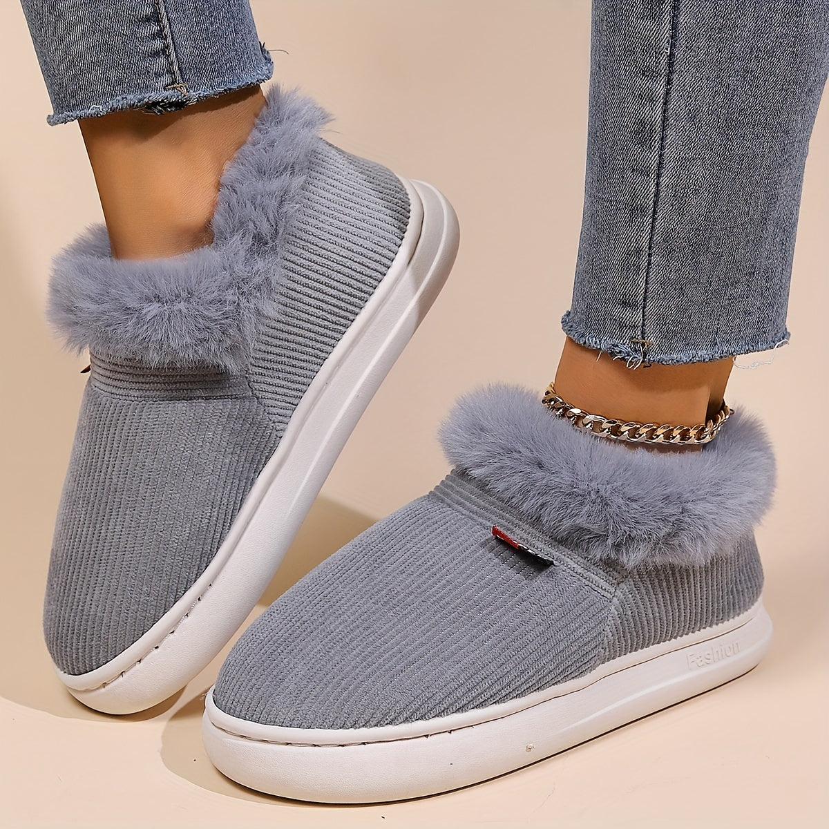 Liza Fluffy House Slippers - Warmth and Comfort for Women