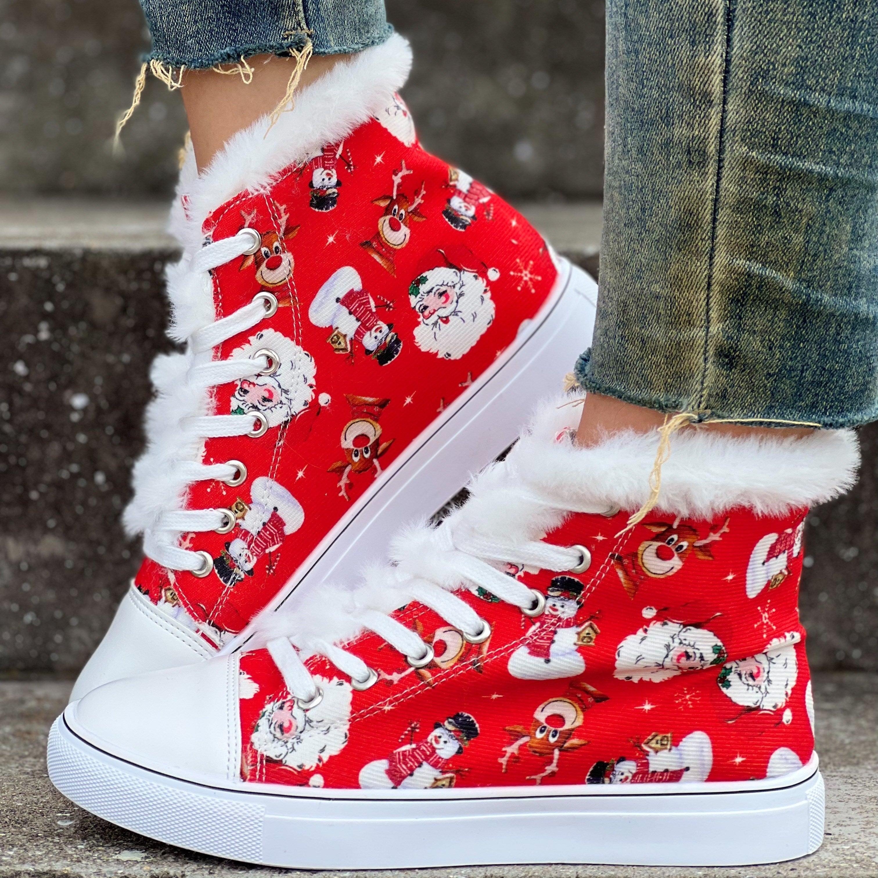 Sanne Christmas Sneakers - For a Cheerful Winter Look