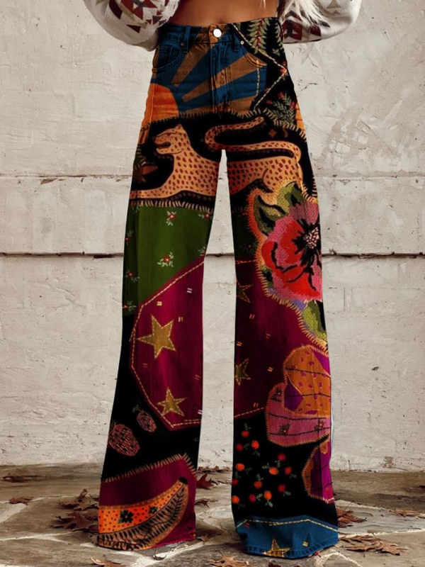 Isla Bohemian Denim Jeans – For a Colorful and Creative Flair