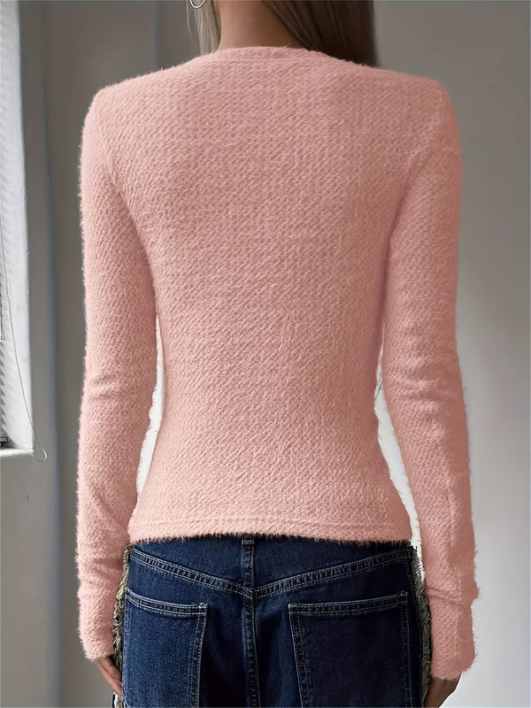 Isabelle Knitted Sweater - Comfortable and Stylish for Autumn and Winter for Women