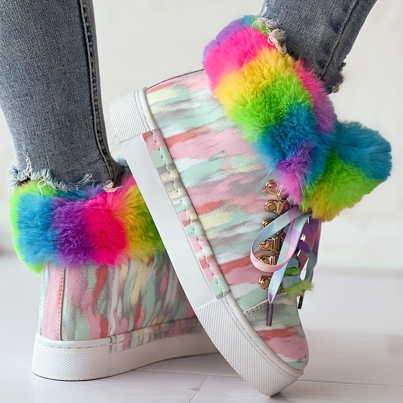 Isabelle Fluffy Boots - For Winter Warmth and Comfort