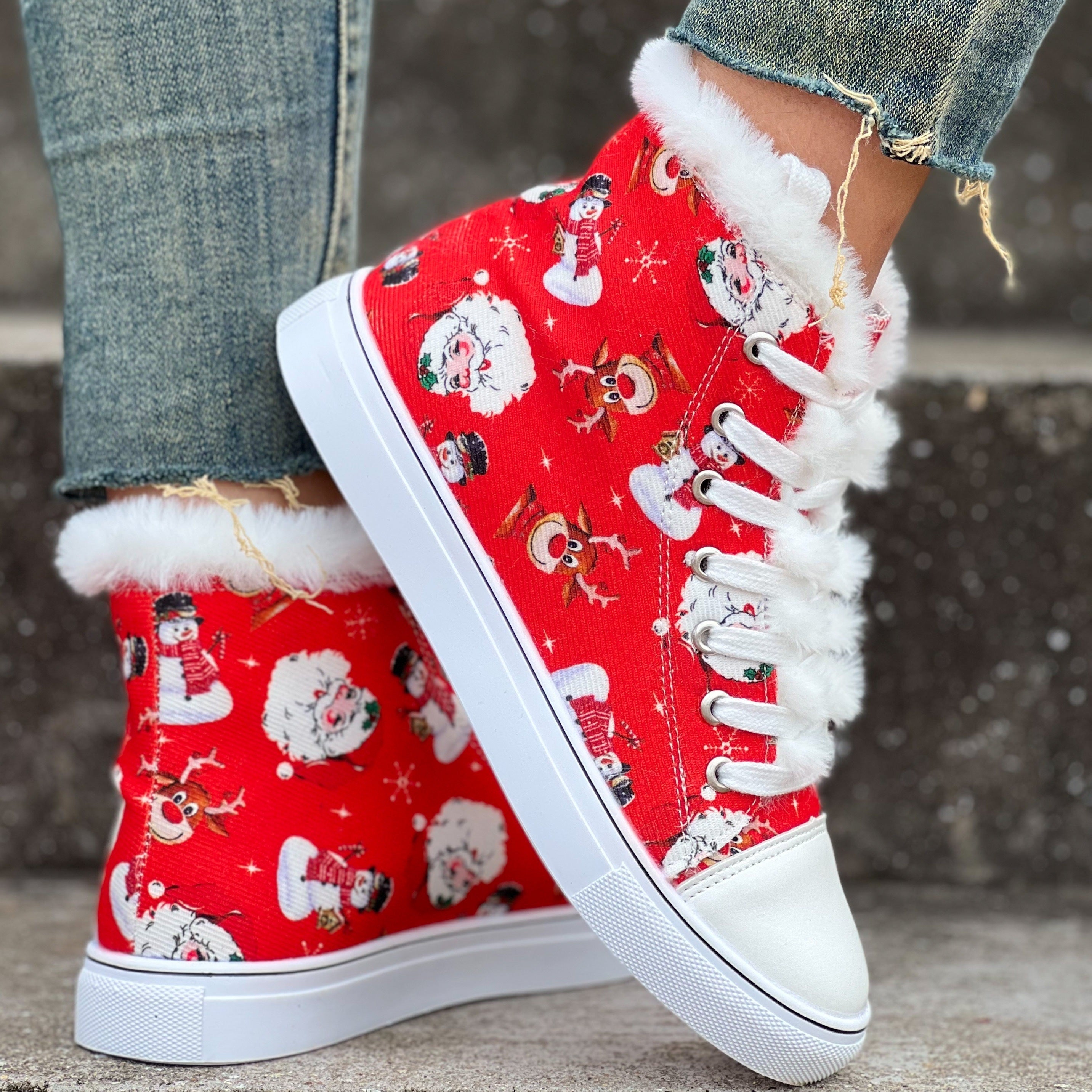 Sanne Christmas Sneakers - For a Cheerful Winter Look
