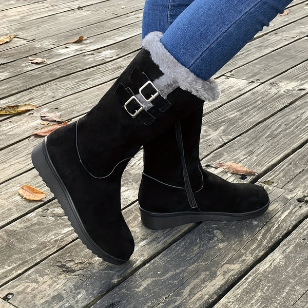 Fuzzy Boots for Women - Warm and Stylish for Cold Days