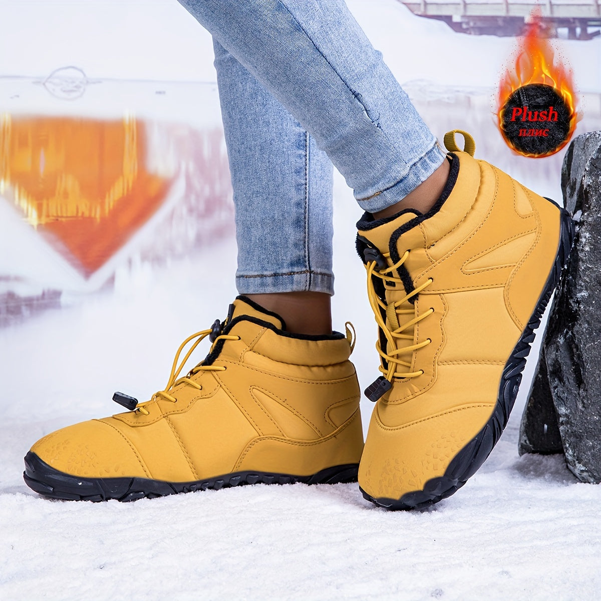 Mira Functional Women's Winter Boots - For Warmth and Stability in the Snow
