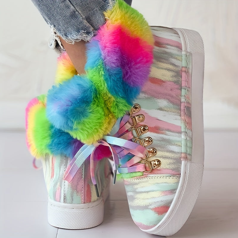 Isabelle Fluffy Boots - For Winter Warmth and Comfort