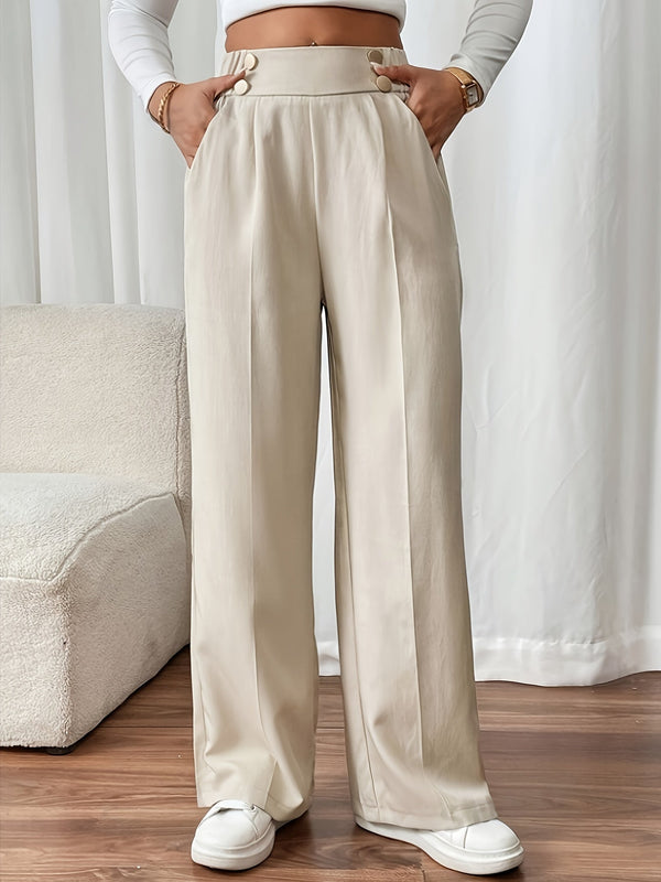 Elegant High Waist Wide Pants – Comfortable and Stylish