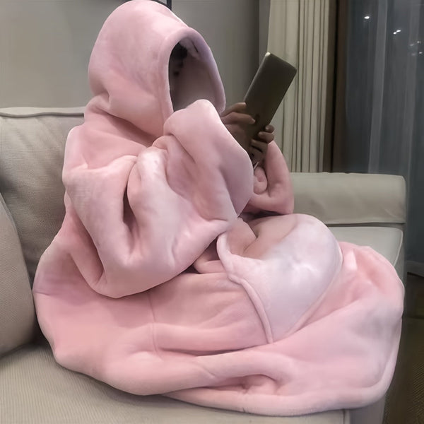 Luna Sherpa Hoodie Blanket - Ultra Soft and Comfortable for the Coldest Days