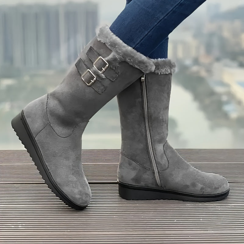 Fuzzy Boots for Women - Warm and Stylish for Cold Days