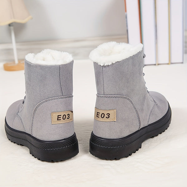 Women's Stylish Winter Ankle Boots - Keep Your Feet Warm and Comfortable