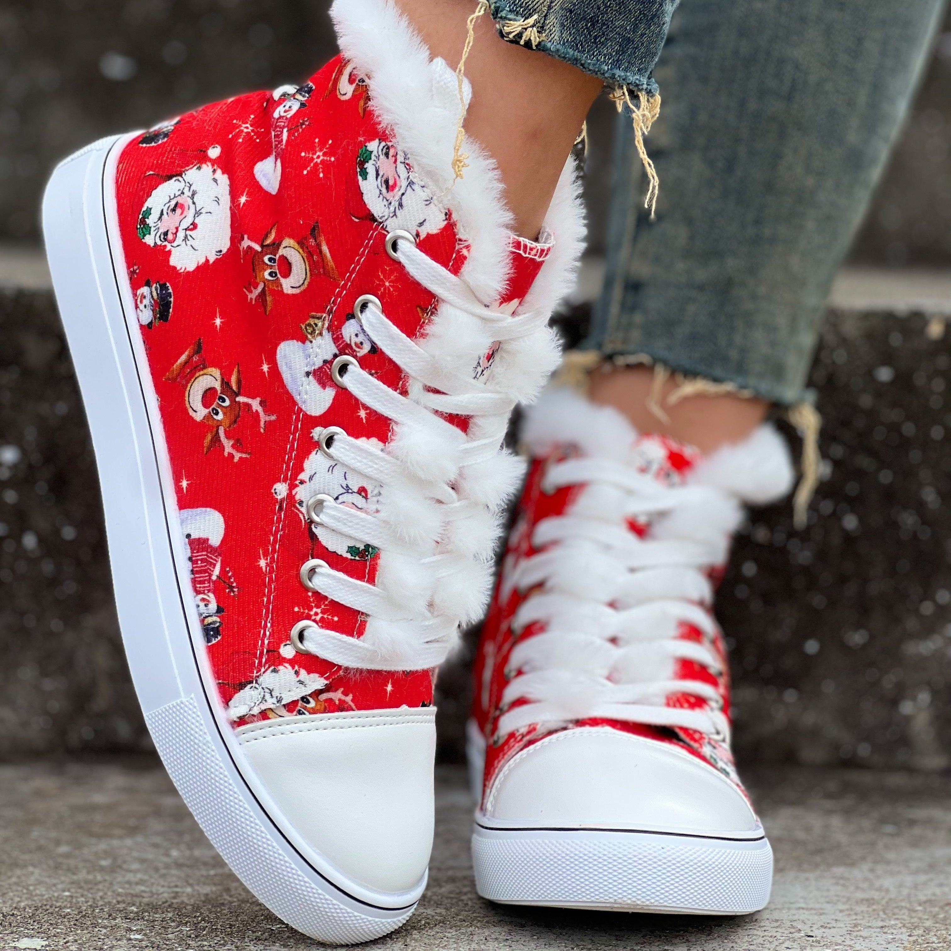 Sanne Christmas Sneakers - For a Cheerful Winter Look