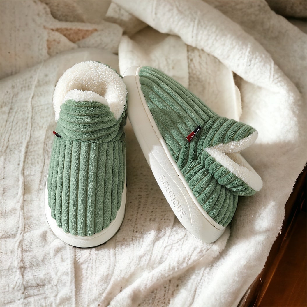 Ladies Fleece Slippers - Warm and Stylish