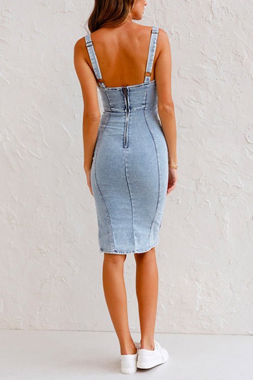 Gabi Denim Dress - Stylish & Comfortable