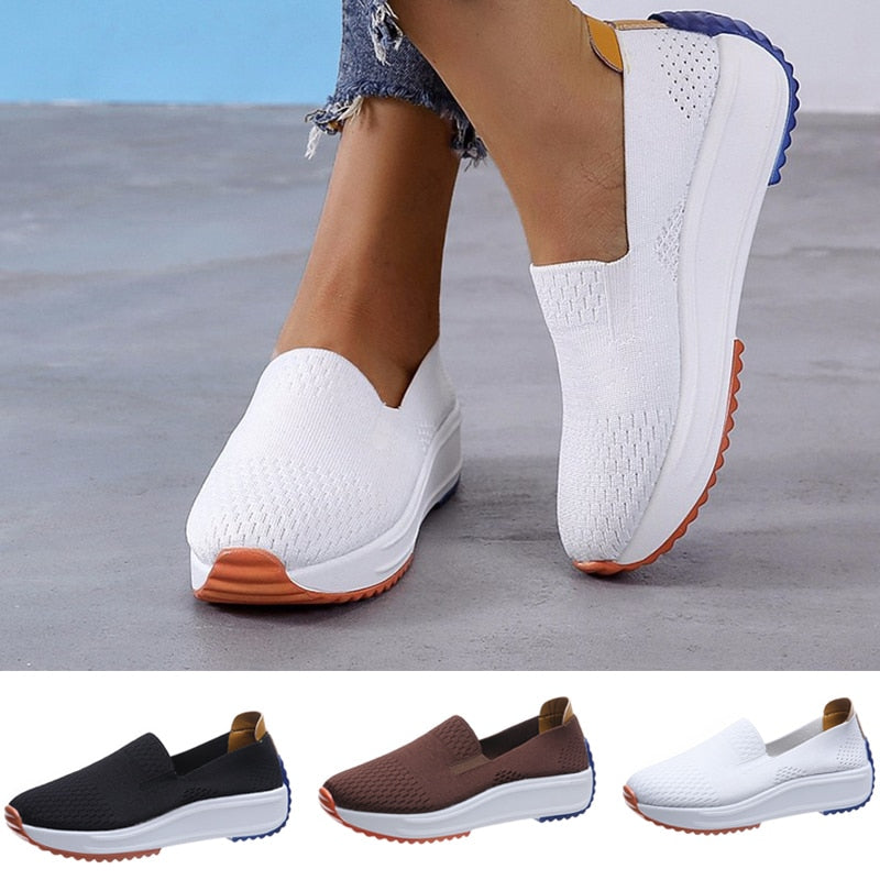 Ladies Slip-on Loafers - Comfortable and Breathable