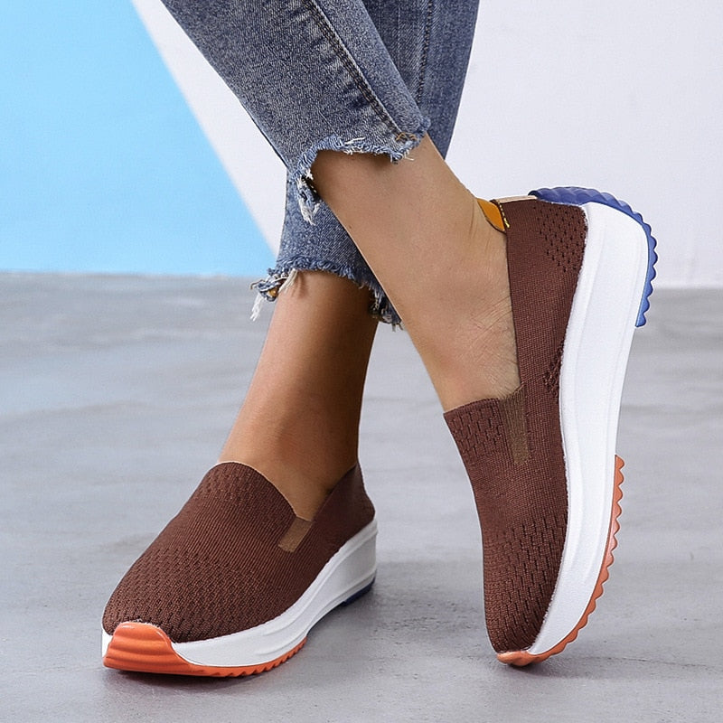 Ladies Slip-on Loafers - Comfortable and Breathable