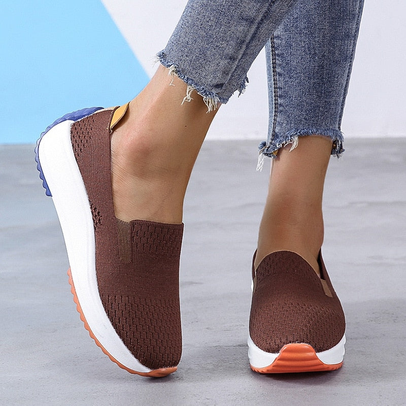 Ladies Slip-on Loafers - Comfortable and Breathable
