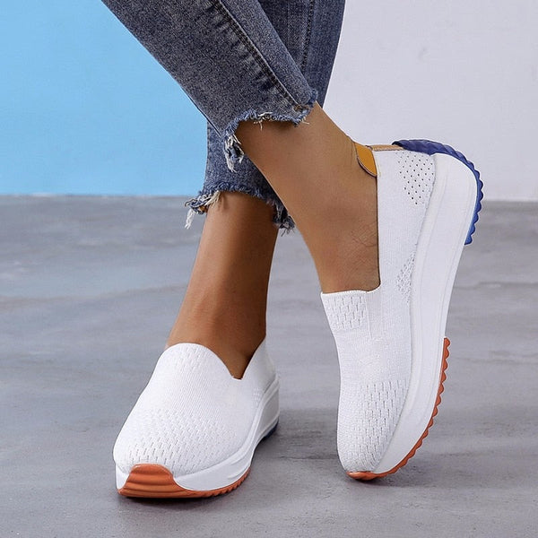 Ladies Slip-on Loafers - Comfortable and Breathable