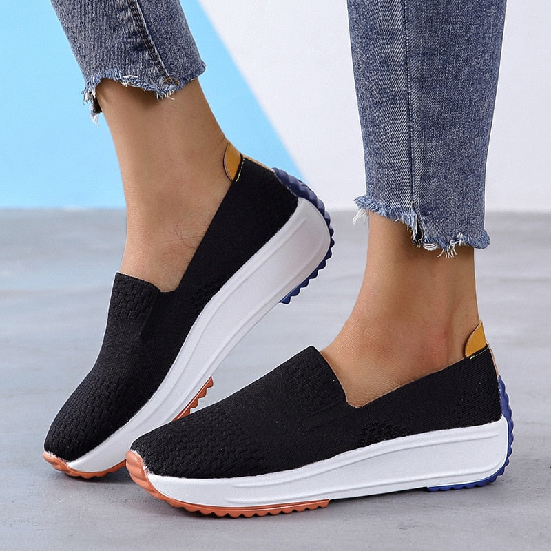 Ladies Slip-on Loafers - Comfortable and Breathable