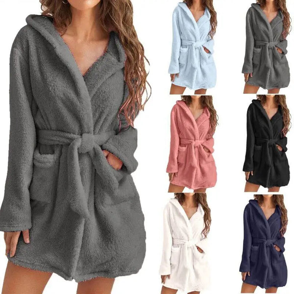 Luxe Fleece Bathrobe - Warmth and Comfort for Every Moment