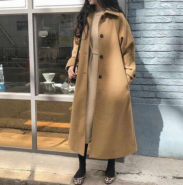 Elegant Long Coat - Stylish and Comfortable