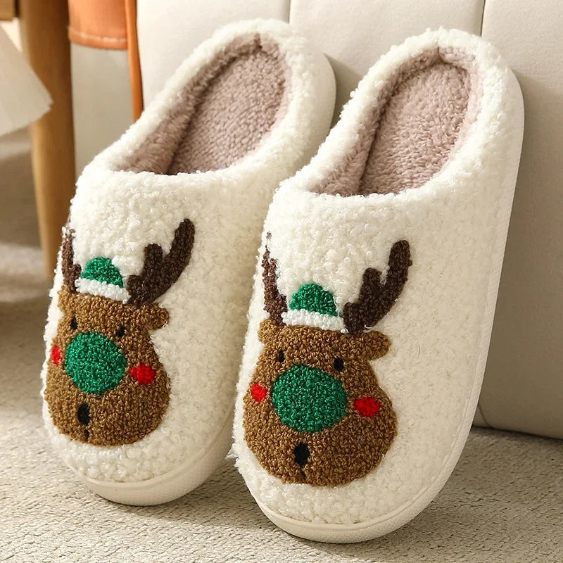 Reindeer Cozy Slippers – For Warm Feet and a Festive Atmosphere