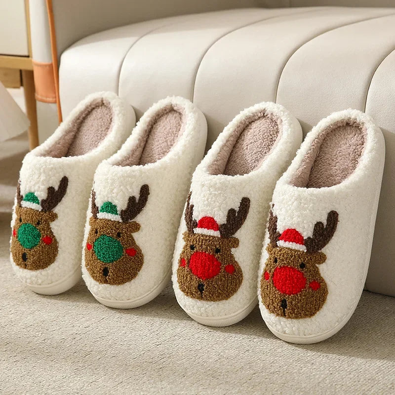 Reindeer Cozy Slippers – For Warm Feet and a Festive Atmosphere