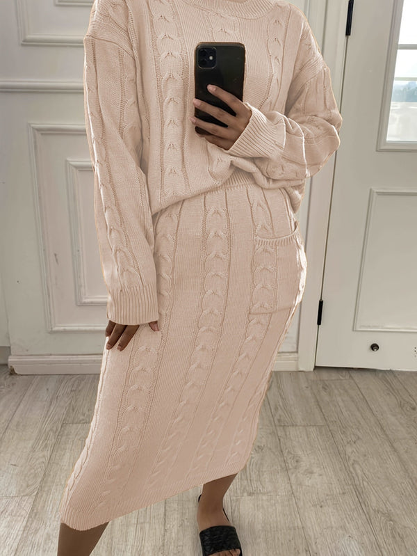 Luna Plus-Size Sweater Set - Comfortable and Stylish for Fall & Winter