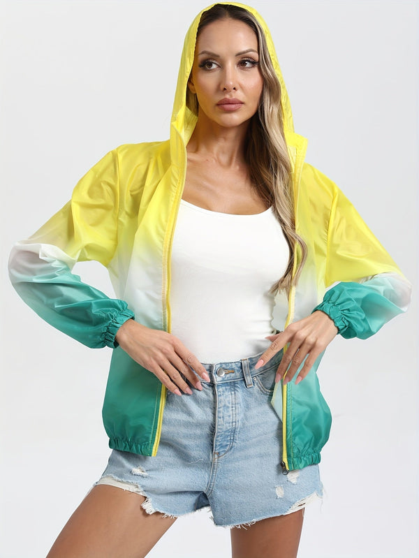 Lightweight Hooded Summer Jacket for Women – Breathable and Protective for Outdoor Activities