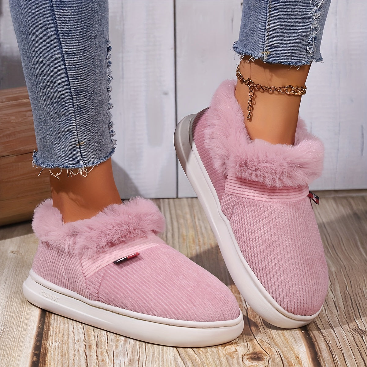 Liza Fluffy House Slippers - Warmth and Comfort for Women