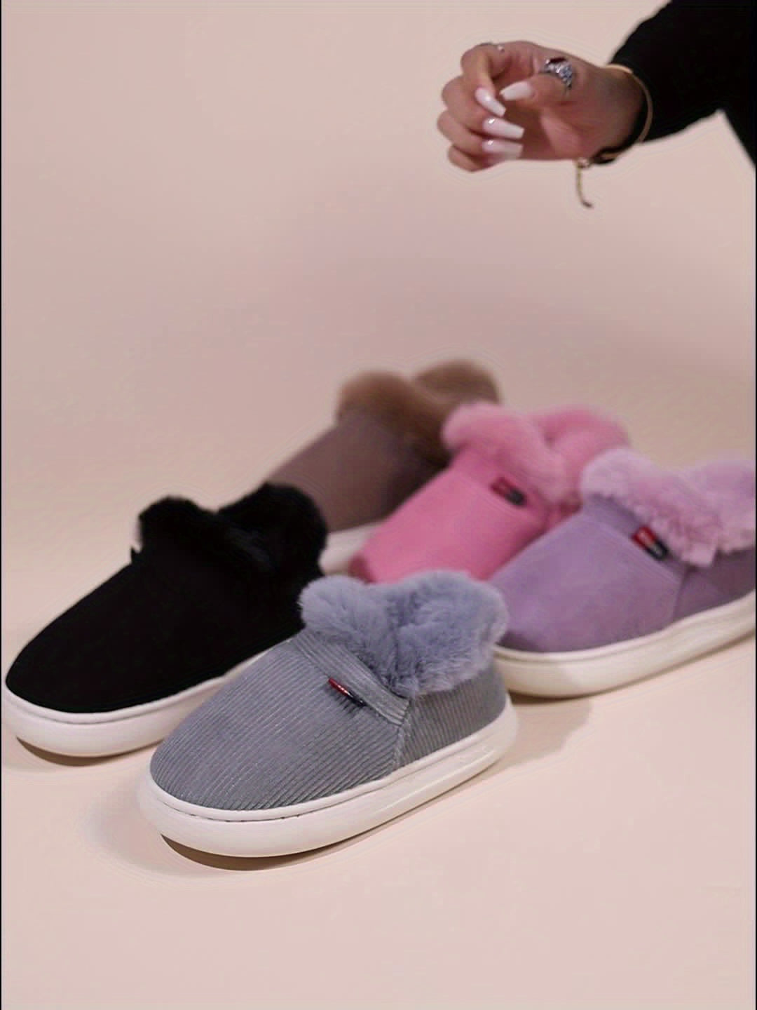 Liza Fluffy House Slippers - Warmth and Comfort for Women