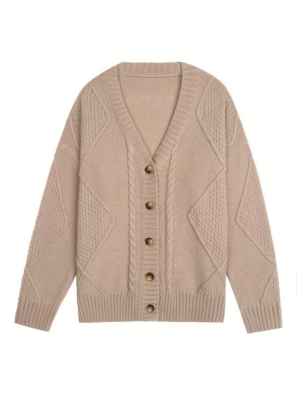 Mia Cable Knit Cardigan - Comfortable and Stylish for Women