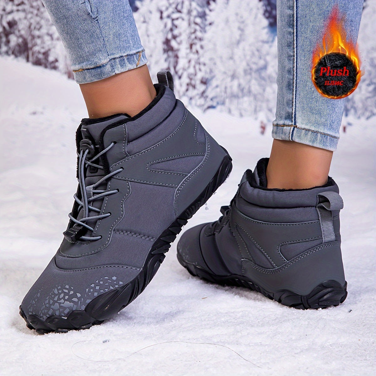 Mira Functional Women's Winter Boots - For Warmth and Stability in the Snow