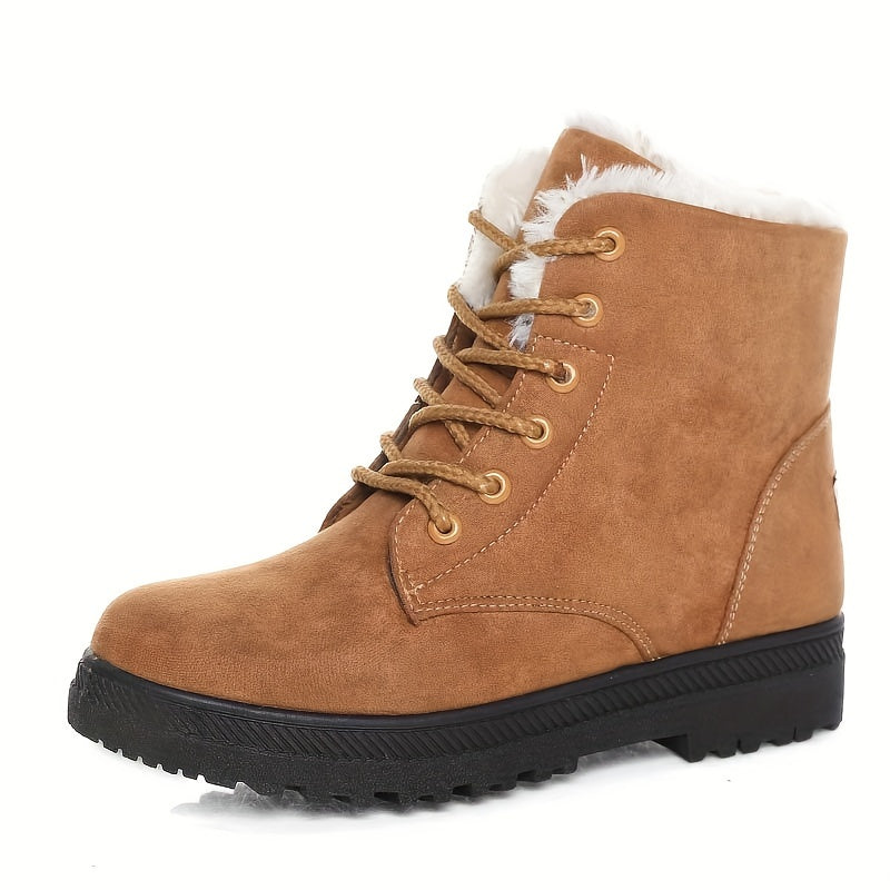 Ladies Stylish Winter Ankle Boots - Keep Your Feet Warm and Comfortable