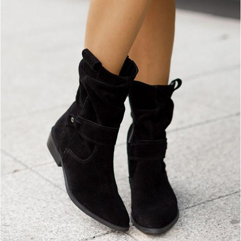 Sienna Suede Ankle Boots for Women - For an Elegant and Comfortable Look