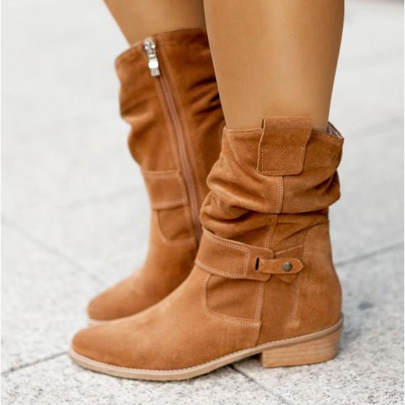 Sienna Suede Ankle Boots for Women - For an Elegant and Comfortable Look