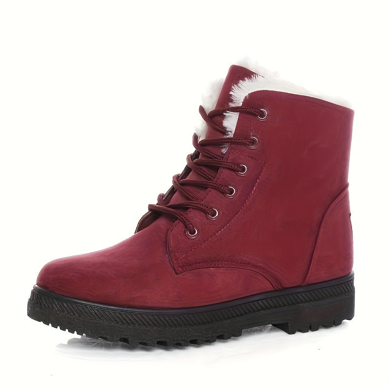 Ladies Stylish Winter Ankle Boots - Keep Your Feet Warm and Comfortable