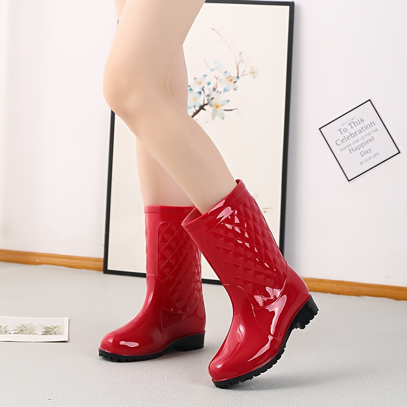 Scarlet Ladies Rain Boots - Stylish Waterproof Protection