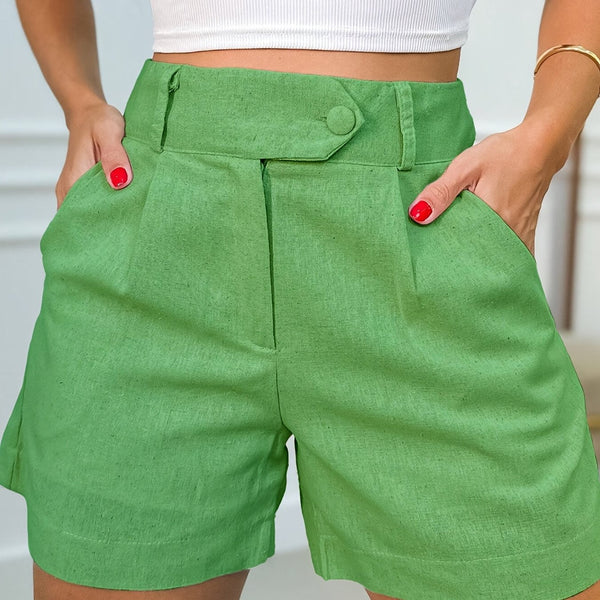 Elegant High Waist Shorts – Comfort and Style in One