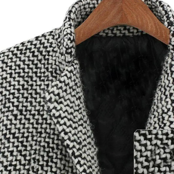 Lila Houndstooth Coat – For a Fashionable Look