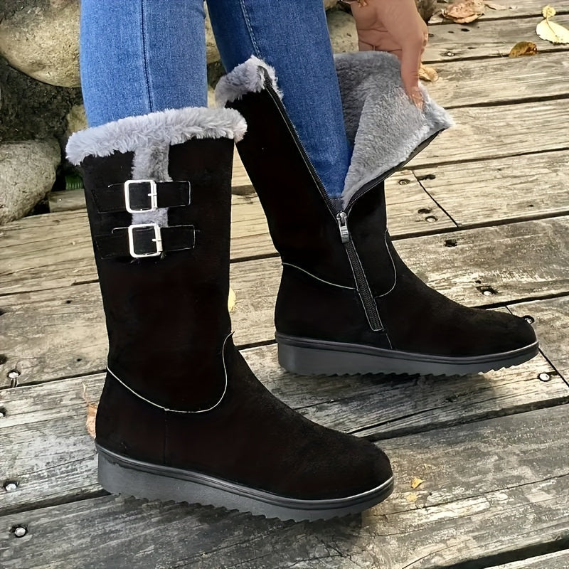 Fuzzy Boots for Women - Warm and Stylish for Cold Days