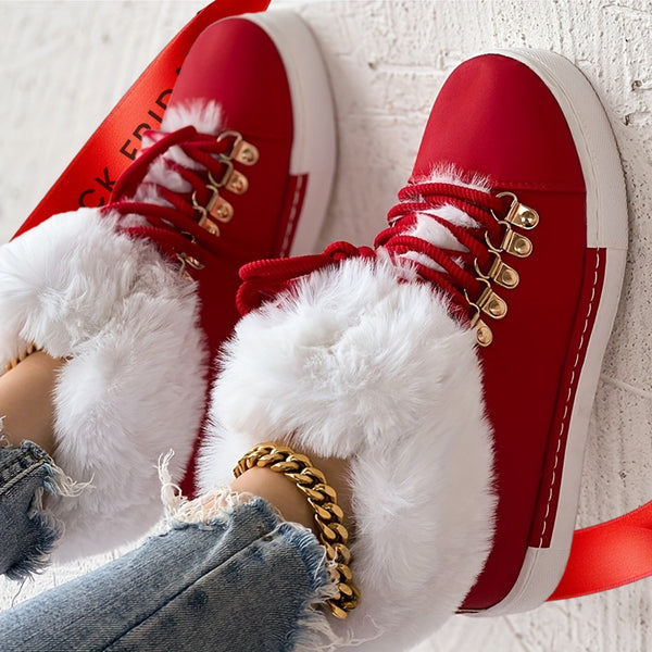 Isabelle Fluffy Boots - For Winter Warmth and Comfort
